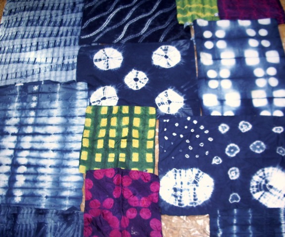 indigo shibori