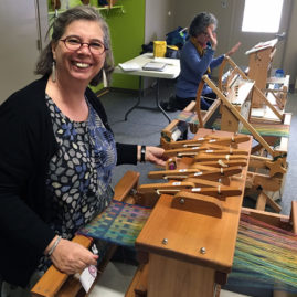 Ruby Leslie workshop - Gaynor Brown & 2-block weave