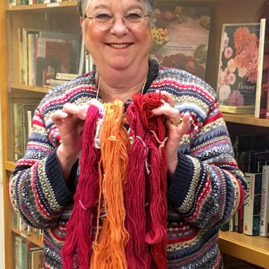 Susan Reichardt's naturally dyed yarn