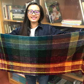 Tiana's chenille shawl