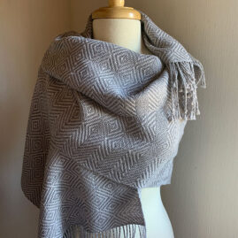 Marta Shannon's Shadow weave shawl