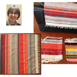Trudie Folsom's Chimayo Rug & Pillows-to-be
