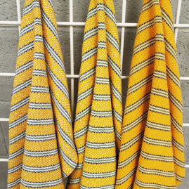 Mary Ann Parker's Yellow color challenge dishtowels