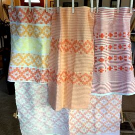 Carole Flaherty - Handwoven Towels with Hand Dyed Yarns